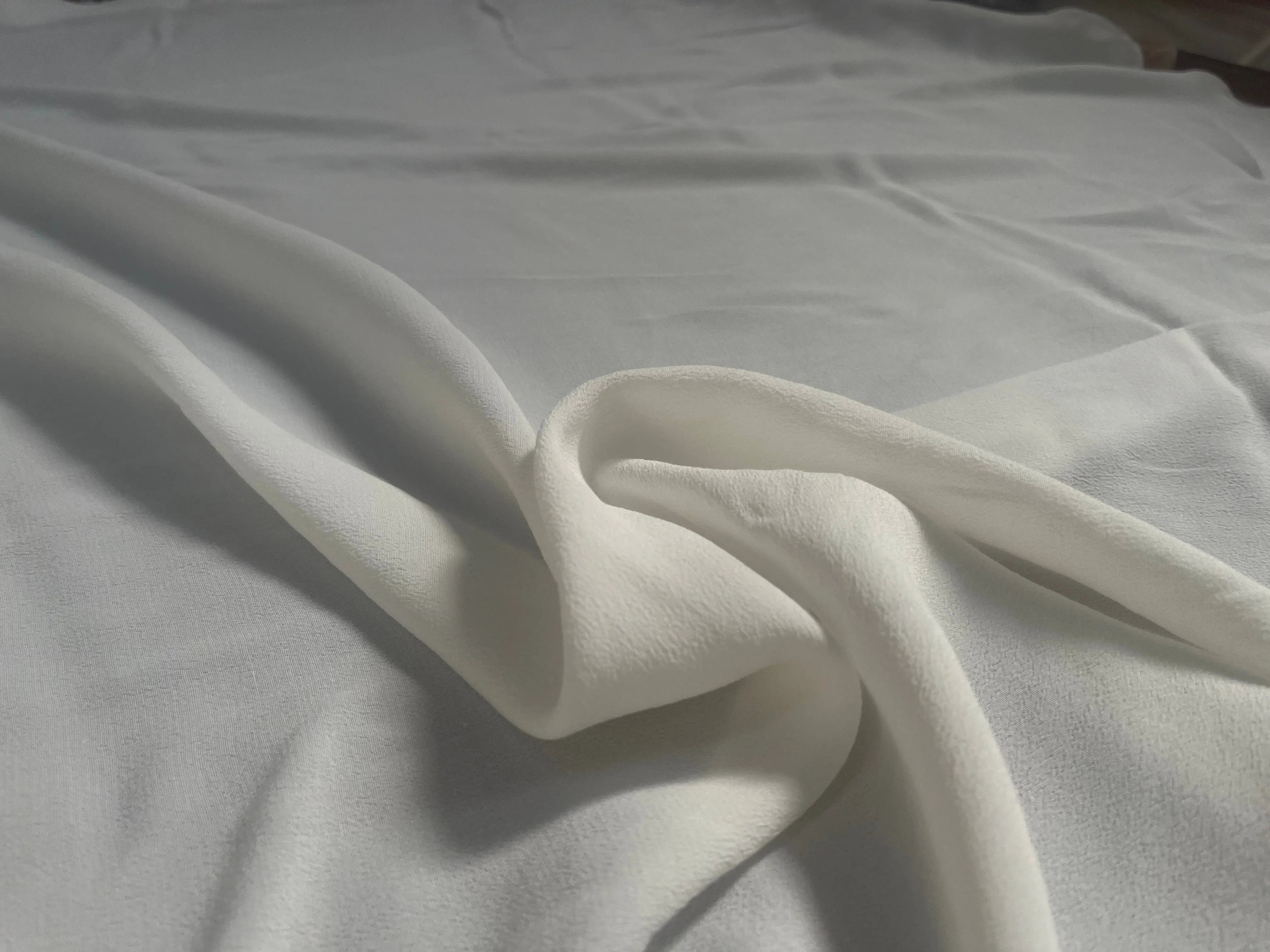 CRÊPE MAROCAIN 100% VISCOSE UNI BLANC - My Little Coupon