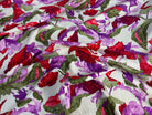 CREPE MAROCAIN BOUQUET DE FLEURS - My Little Coupon