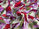 CREPE MAROCAIN BOUQUET DE FLEURS - My Little Coupon