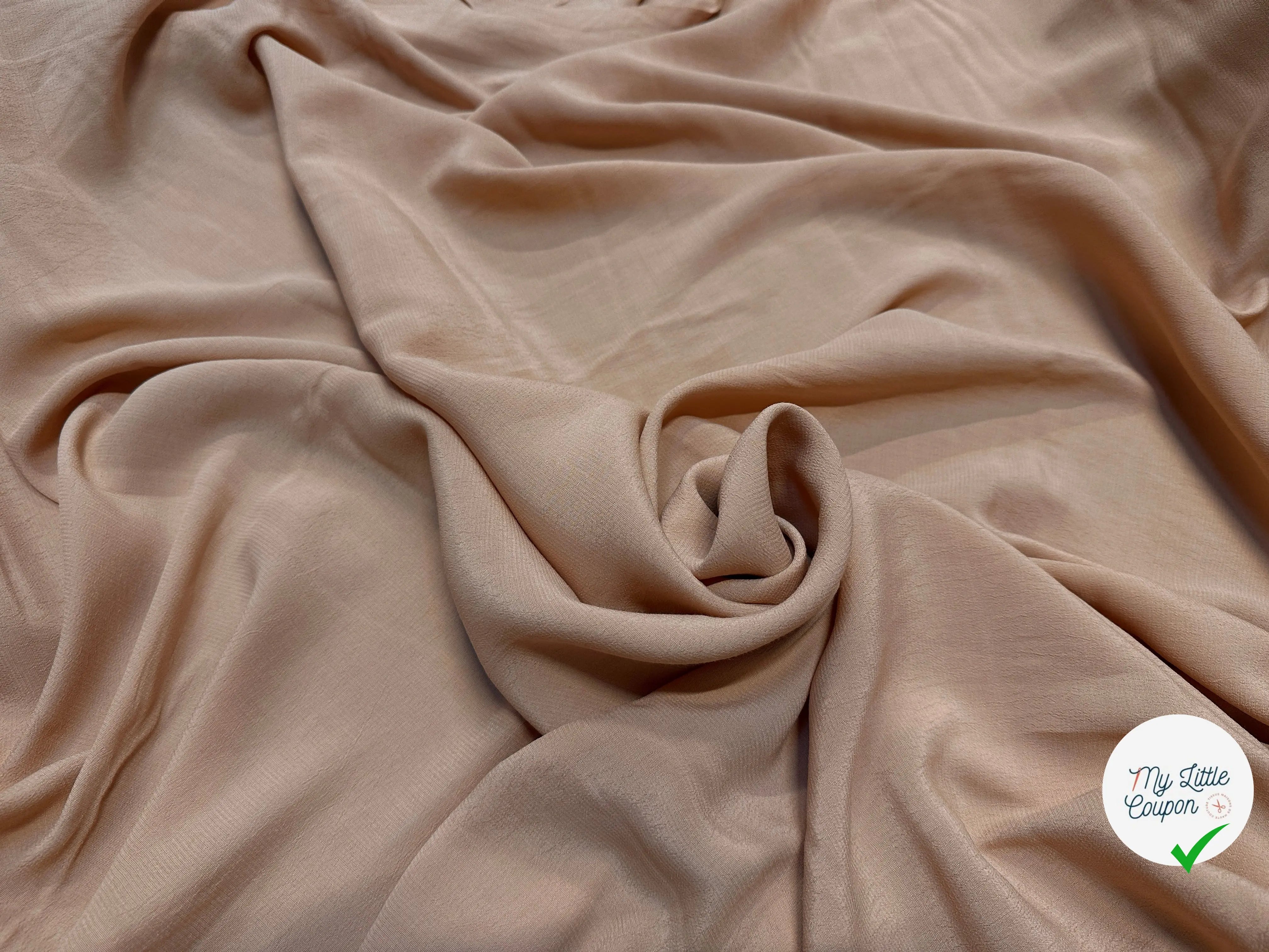 CRÊPE MAROCAIN VISCOSE CHAIR À MES YEUX - My Little Coupon