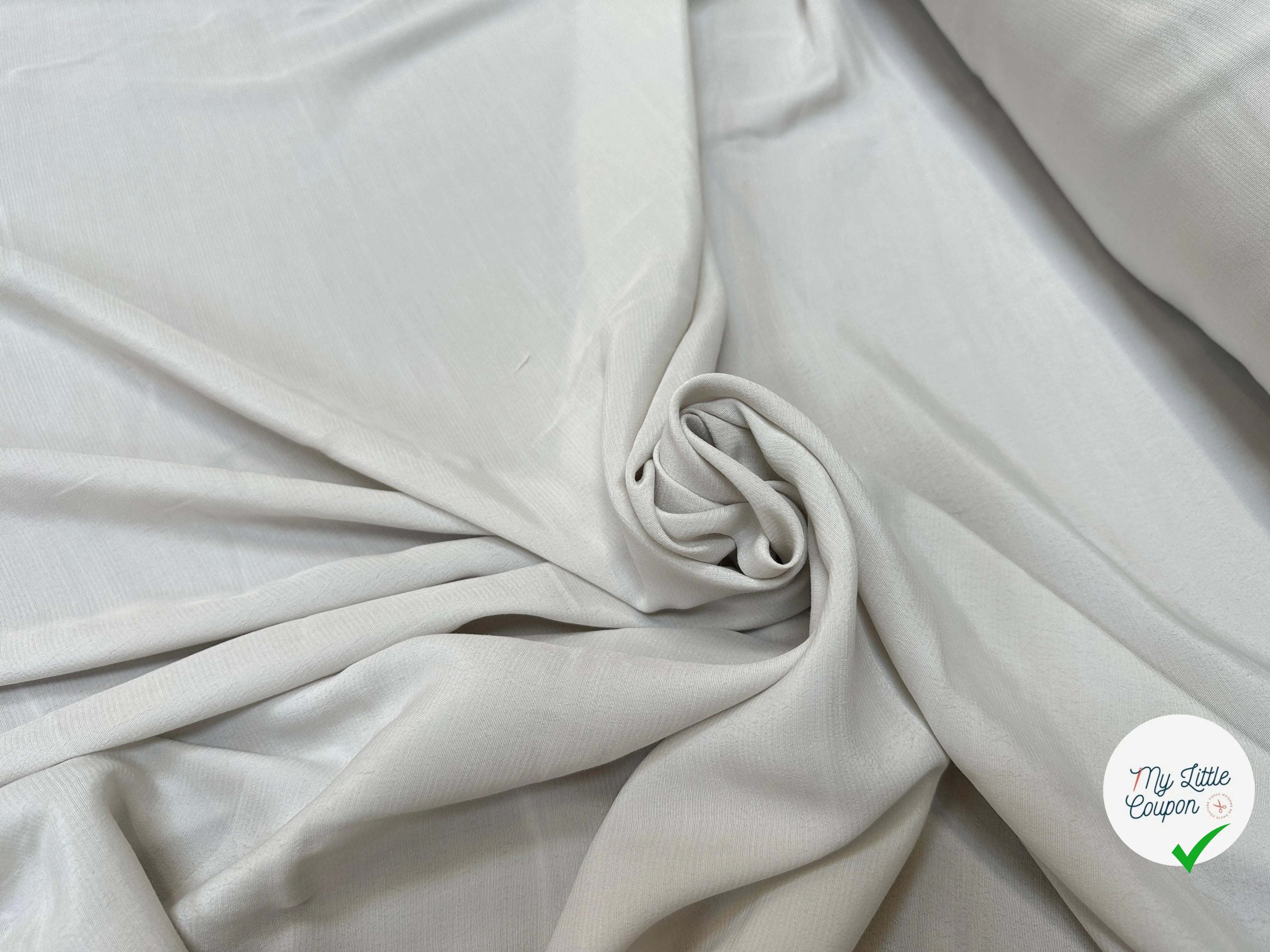 CREPE MAROCAIN VISCOSE OATMEAL - My Little Coupon