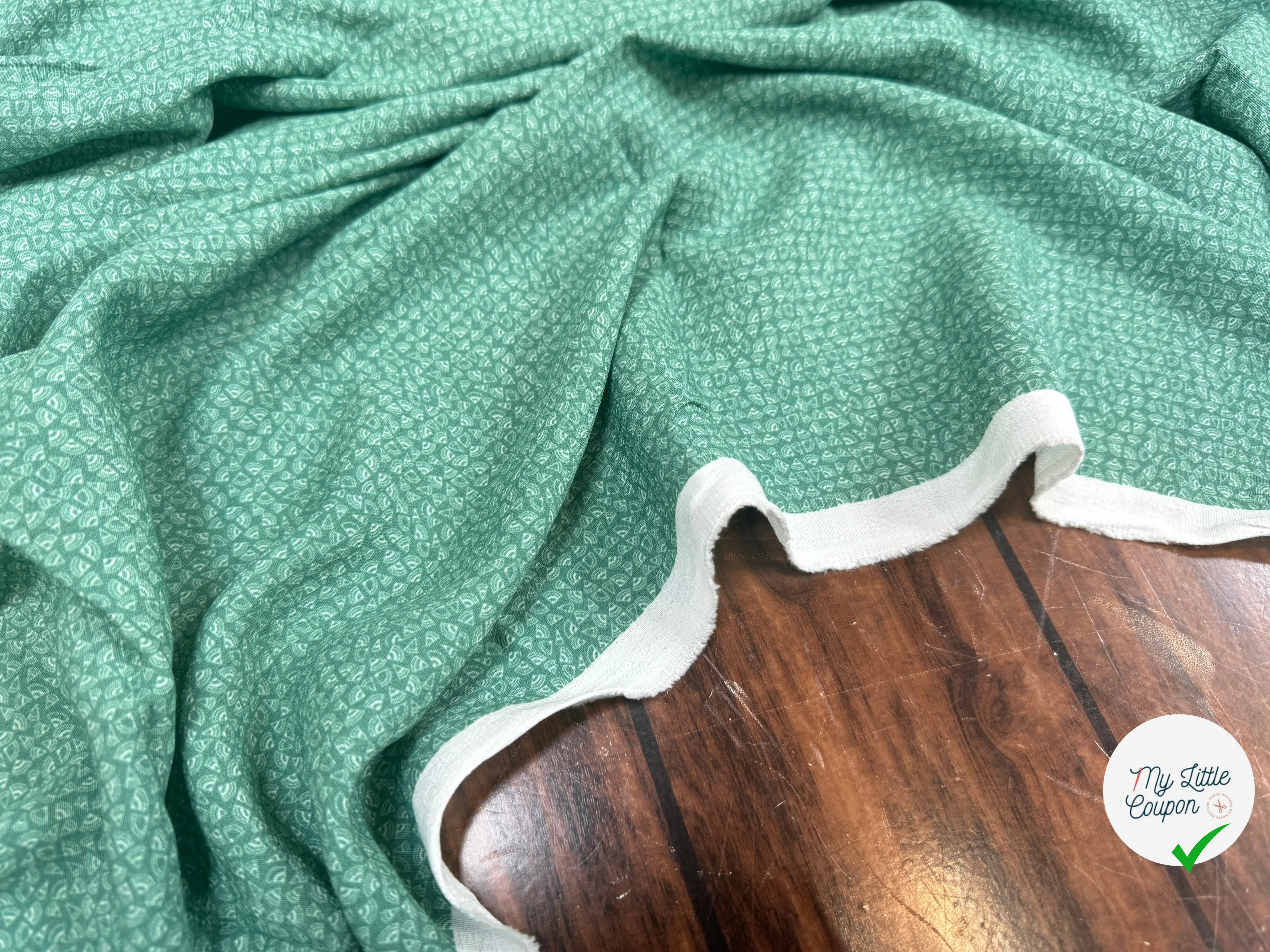 CREPE MAROCAIN VISCOSE PETIT MOTIFS - My Little Coupon