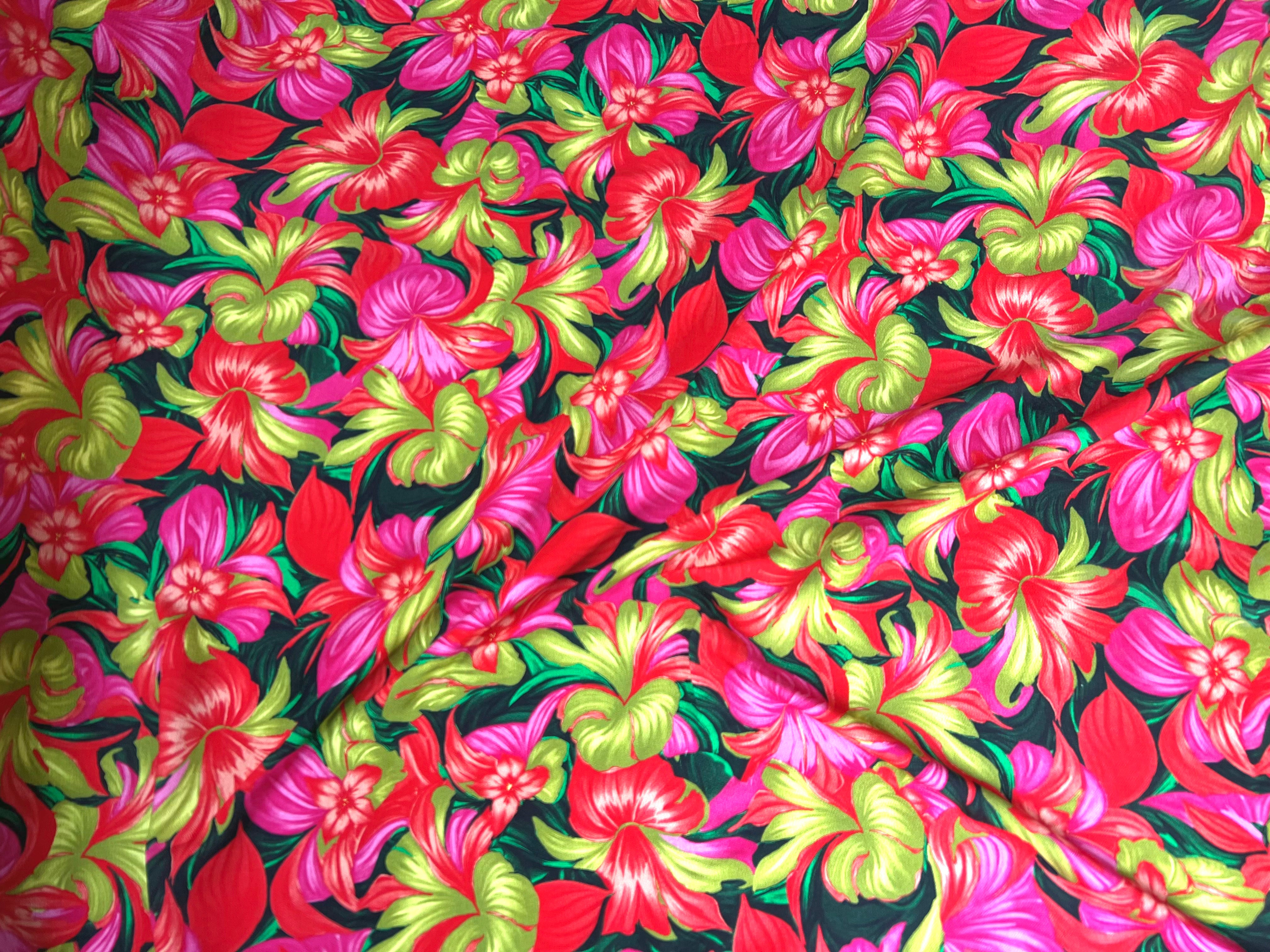 CRÊPE MAROCAIN VISCOSE TROPICAL - My Little Coupon