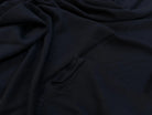 CREPE MAROCAIN VISCOSE UNI BLEU MARINE - My Little Coupon