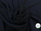 CREPE MAROCAIN VISCOSE UNI BLEU MARINE - My Little Coupon