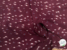 CREPE MAROCAINN VISCOSE BOURGUNDY MOTIF 1 - My Little Coupon