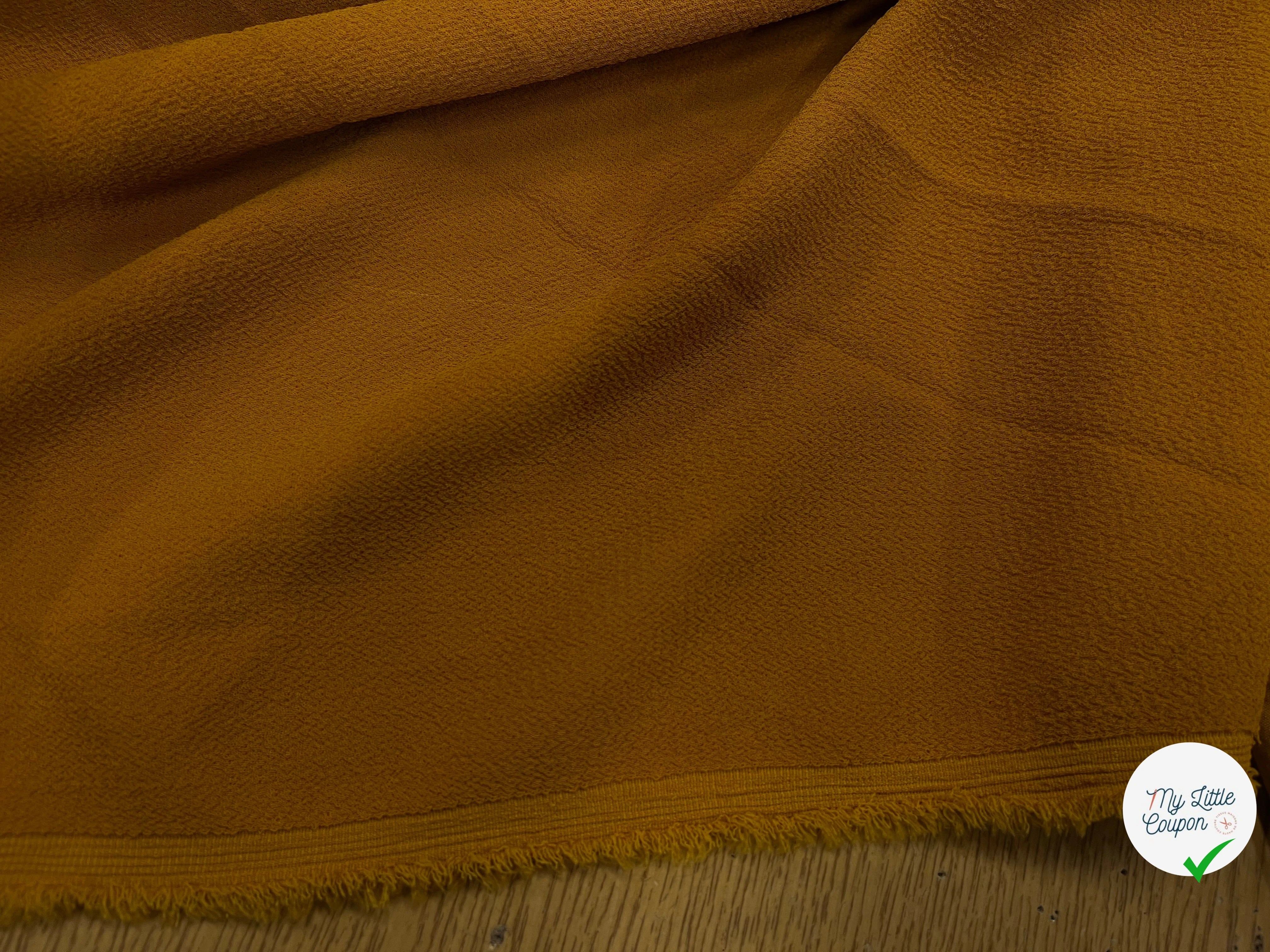 CREPE MOUSSE JAUNE MOUTARDE - My Little Coupon