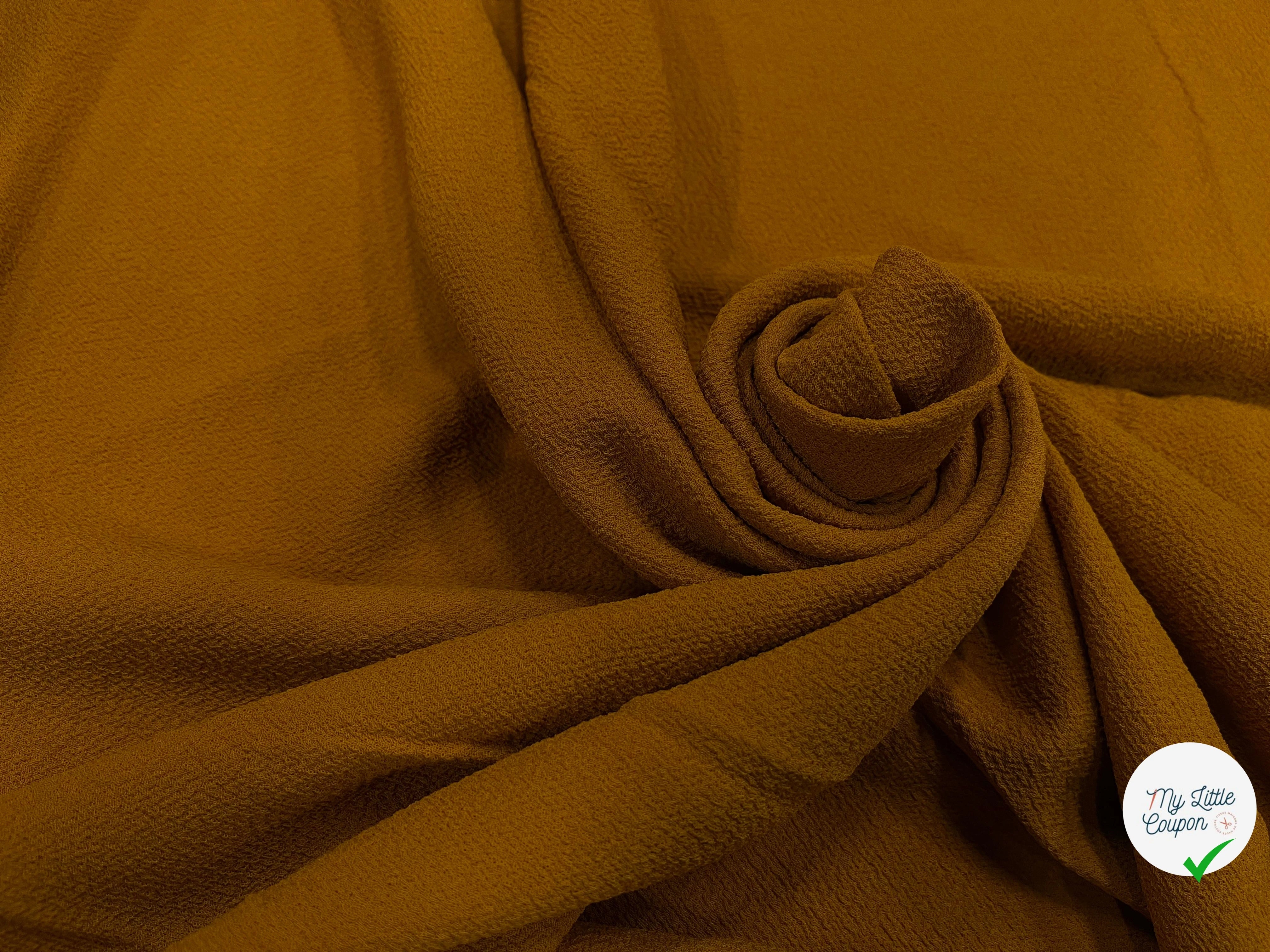 CREPE MOUSSE JAUNE MOUTARDE - My Little Coupon