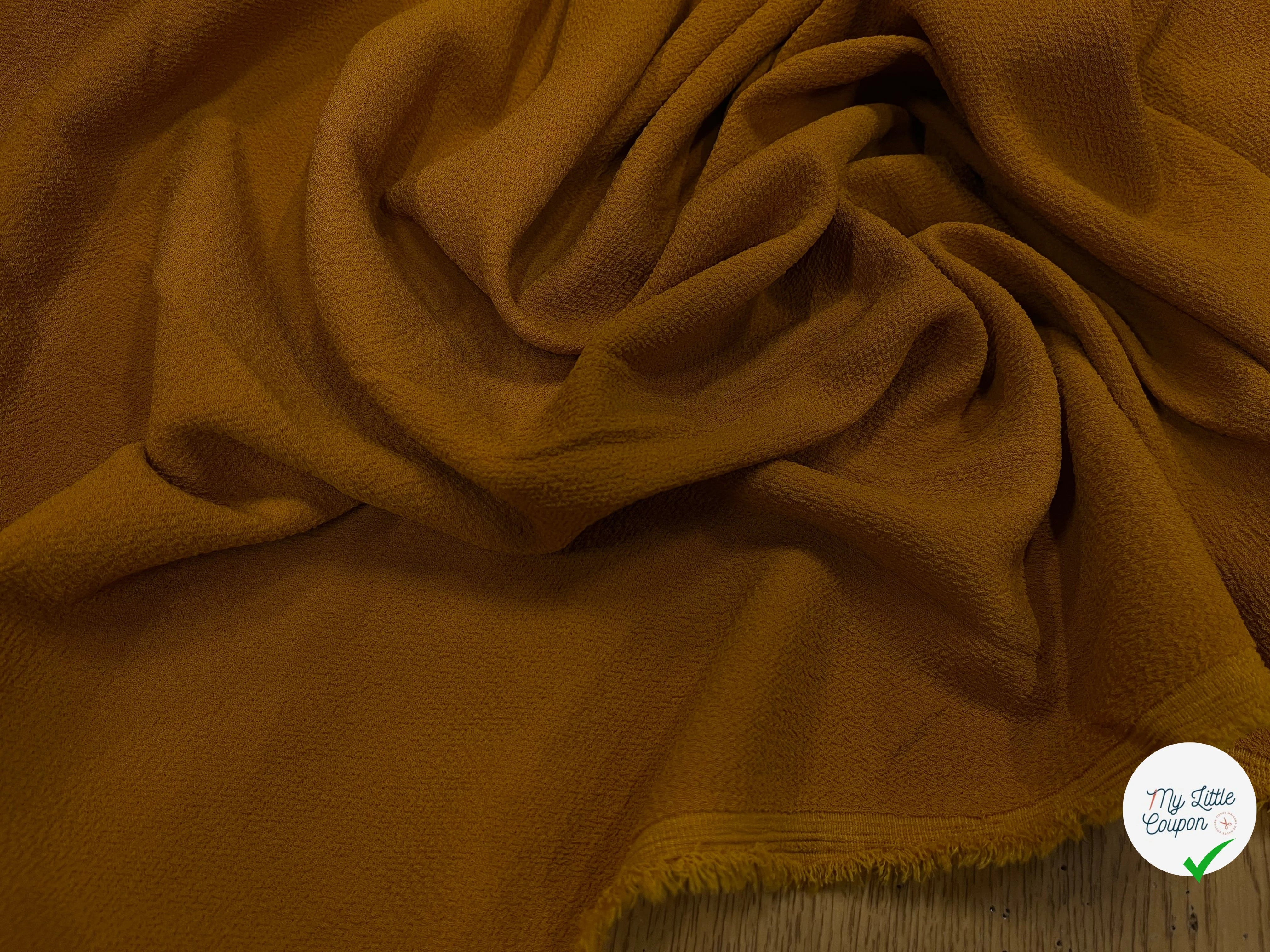 CREPE MOUSSE JAUNE MOUTARDE - My Little Coupon