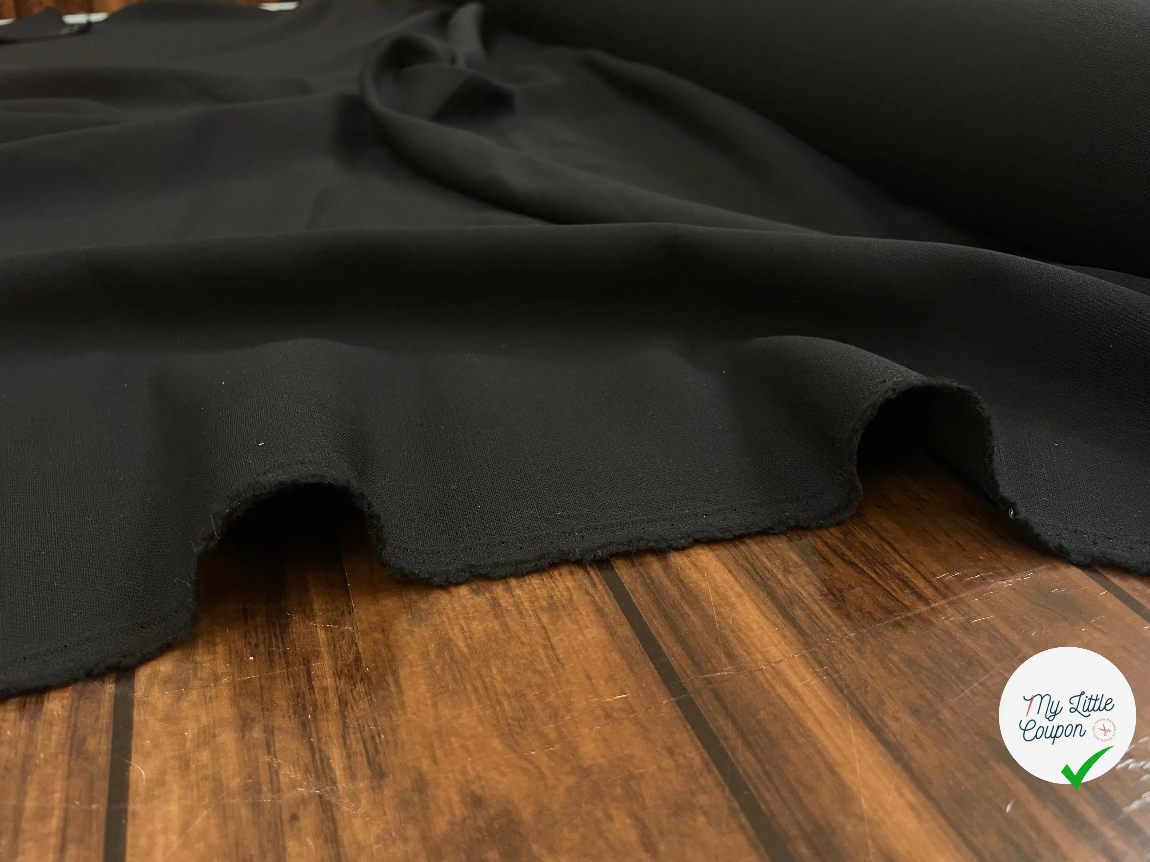 CREPE NOIR 100% LAINE QUALITE JAPON - My Little Coupon