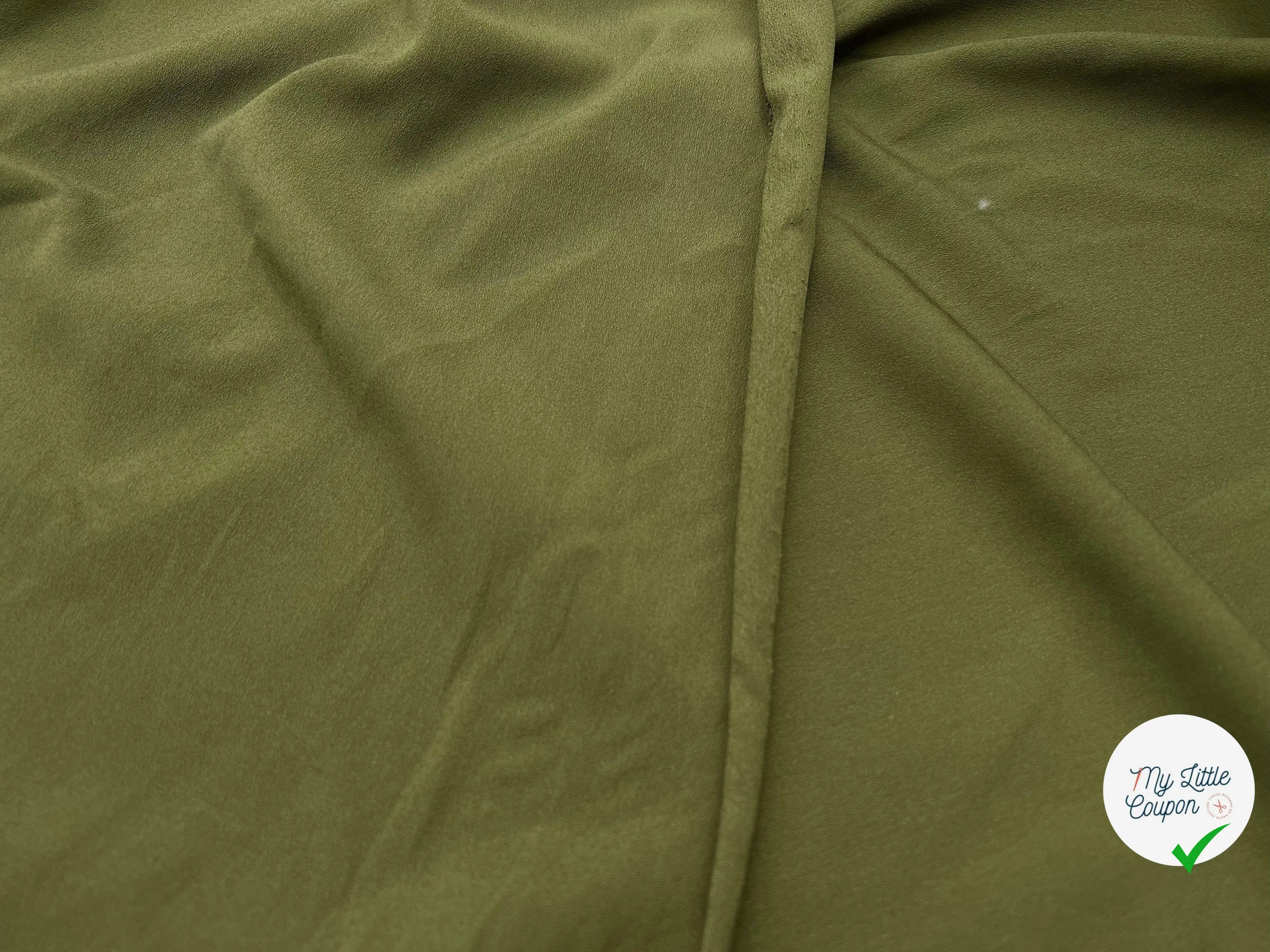 CRÊPE OLIVE - My Little Coupon - tissu - coudre