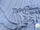 CREPE PLISSÉ FLUIDE BLEU BÉBÉ - My Little Coupon