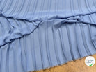 CREPE PLISSÉ FLUIDE BLEU BÉBÉ - My Little Coupon