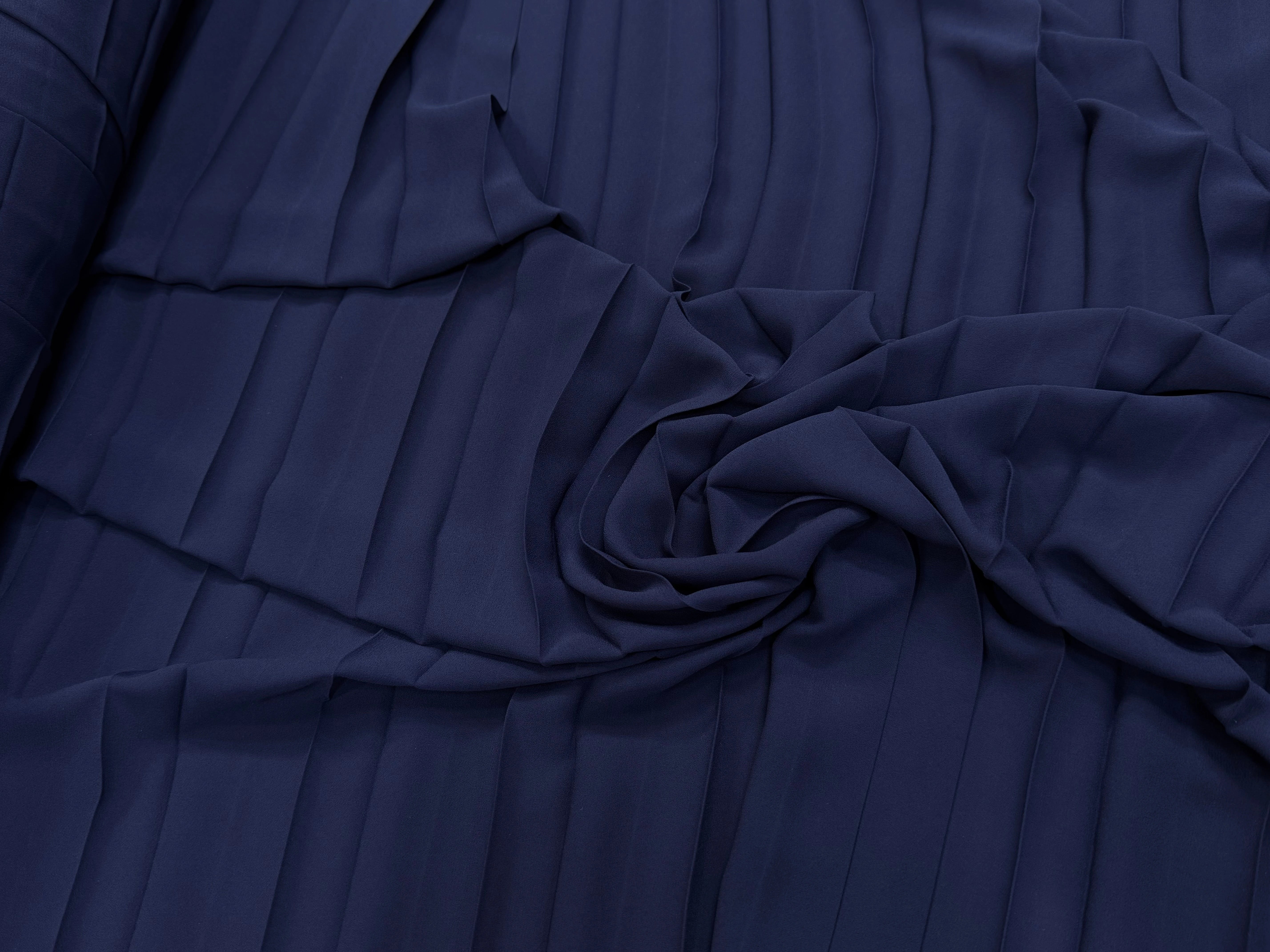 CREPE PLISSÉ FLUIDE BLUE - My Little Coupon