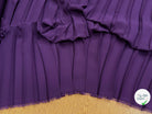 CREPE PLISSÉ FLUIDE DEEP VIOLET - My Little Coupon