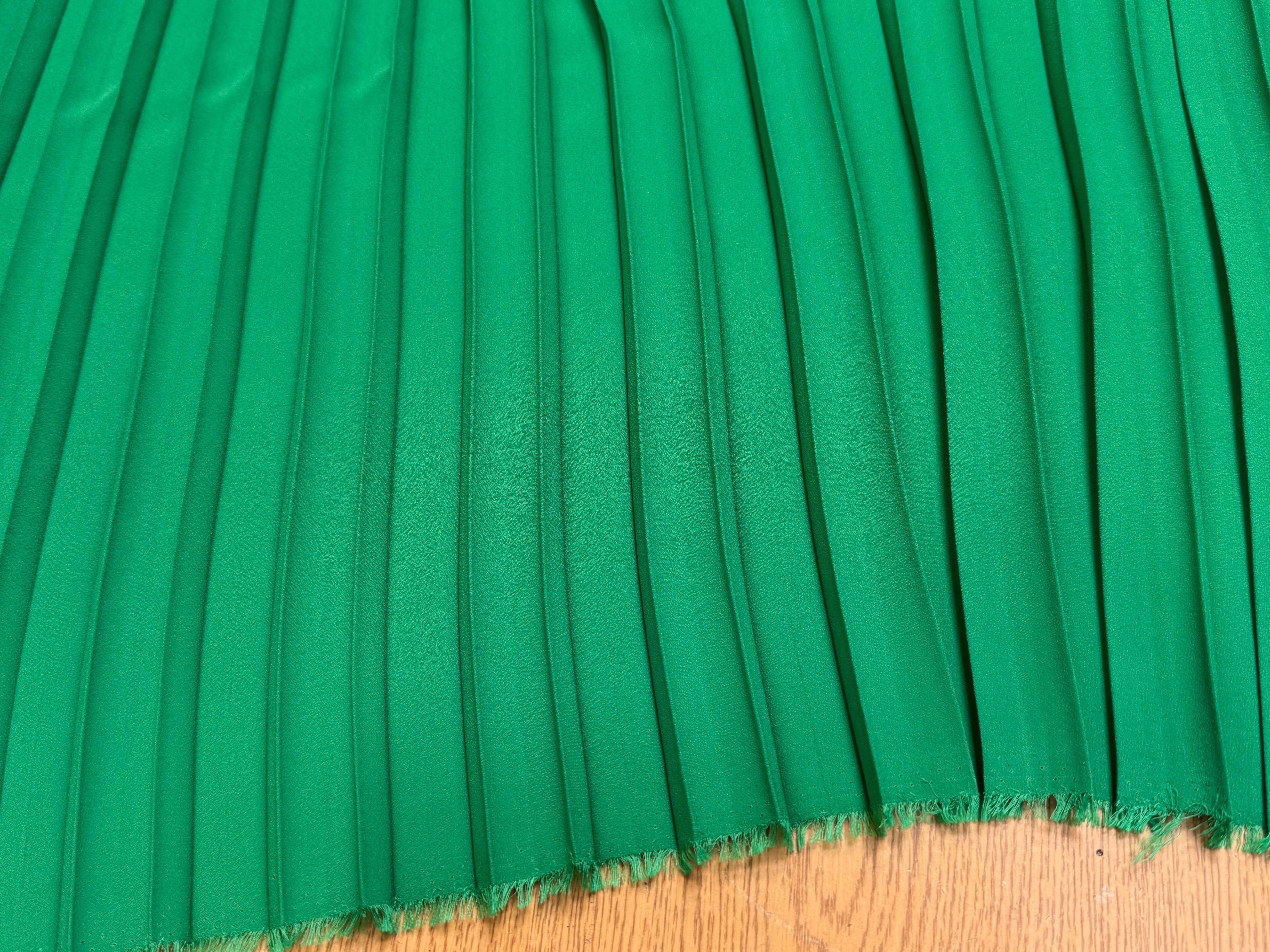 CREPE PLISSÉ FLUIDE GREEN - My Little Coupon