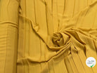 CREPE PLISSÉ FLUIDE JAUNE MOUTARD - My Little Coupon