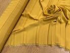 CREPE PLISSÉ FLUIDE JAUNE MOUTARD - My Little Coupon