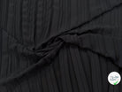 CREPE PLISSÉ FLUIDE NOIR - My Little Coupon