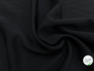 CREPE POLYESTER FLUIDE NOIR 140CM - My Little Coupon