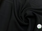 CREPE POLYESTER FLUIDE NOIR 140CM - My Little Coupon