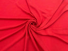 CRÊPE POLYESTER FLUIDE ROUGE AMOUR - My Little Coupon - tissu - coudre