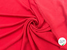 CRÊPE POLYESTER FLUIDE ROUGE AMOUR - My Little Coupon - tissu - coudre