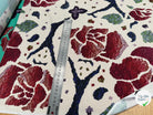 CRÊPE POLYESTER IMPRIMÉ FLORAL GROSSES FLEURS RAPPORT 98 CM CREPE SB GROSSES FLEURS - My Little Coupon
