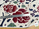 CRÊPE POLYESTER IMPRIMÉ FLORAL GROSSES FLEURS RAPPORT 98 CM CREPE SB GROSSES FLEURS - My Little Coupon