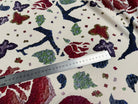 CRÊPE POLYESTER IMPRIMÉ FLORAL GROSSES FLEURS RAPPORT 98 CM CREPE SB GROSSES FLEURS - My Little Coupon