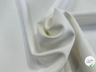 CREPE POLYVISCOSE LOURD STRETCH BEAU TOMBÉ 6% COTON BLANC CASSÉ - My Little Coupon