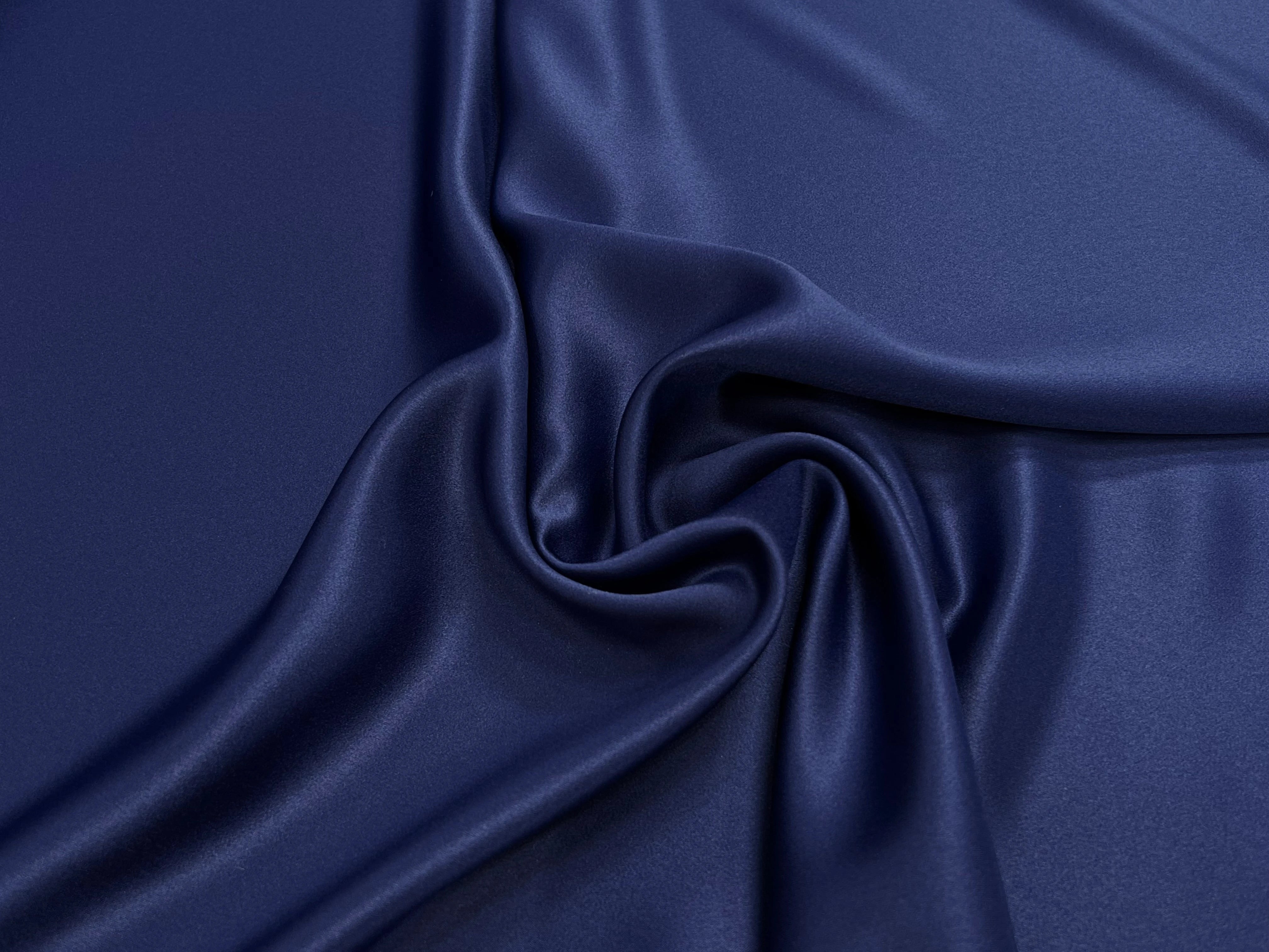 CREPE SATINÉ LOURD BLEU 150CM - My Little Coupon