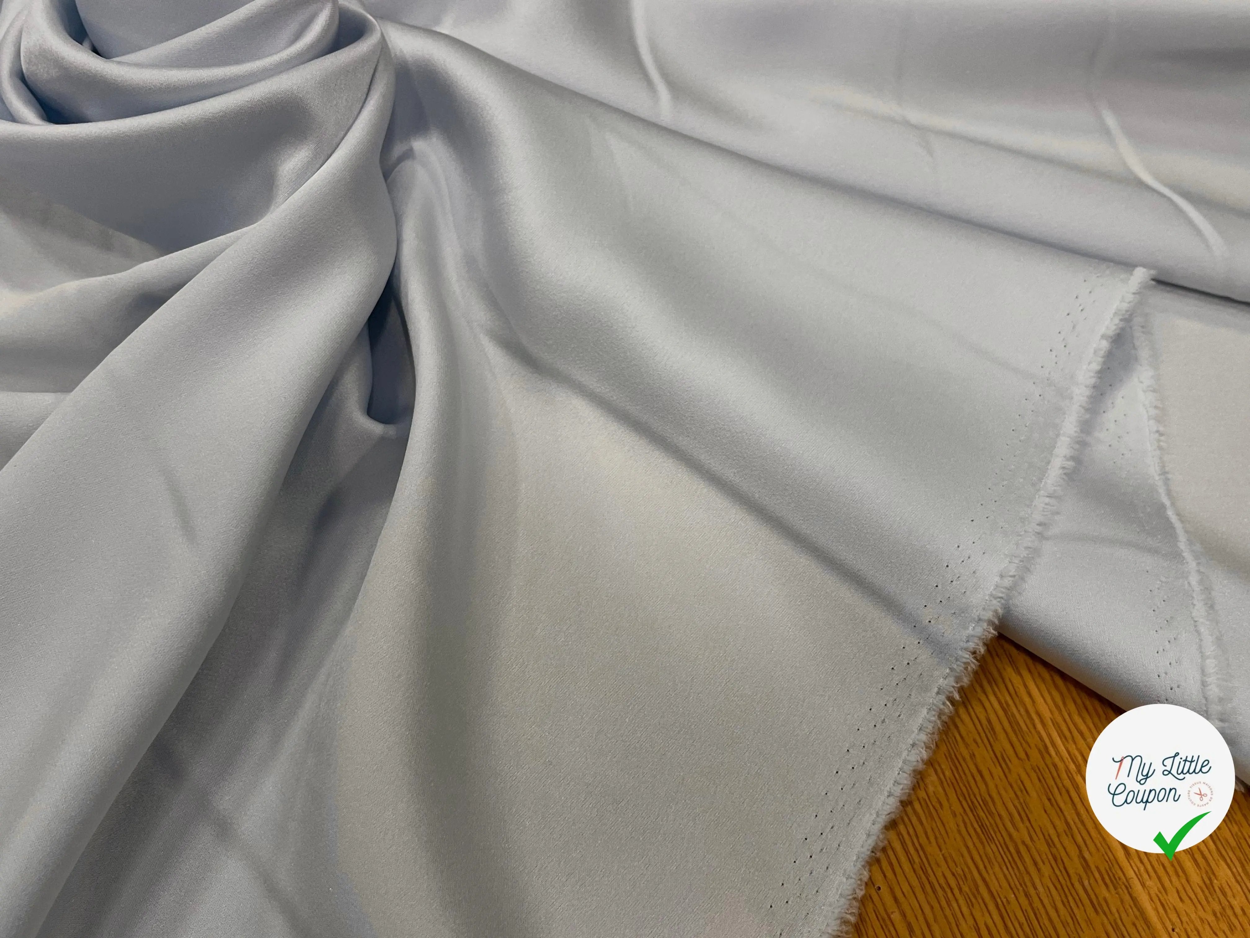 CREPE SATINÉ LOURD MADE IN JAPAN ICEBERG - My Little Coupon