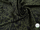 CREPE SATINÉ MOTIF LÉOPARD KAKI - My Little Coupon