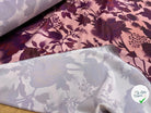 CRÊPE SATINÉ POLYESTER ROSE&VIOLET - My Little Coupon