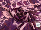 CRÊPE SATINÉ POLYESTER ROSE&VIOLET - My Little Coupon