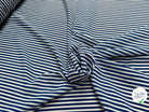 CREPE SEMI-GAUFFRÉ RAYURES BLEUES - My Little Coupon