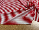 CREPE SEMI-GAUFFRÉ RAYURES ROUGE - My Little Coupon