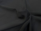 CREPE SEMI-LOURD ACETATE VISCOSE SURTEINTURE NOIR - My Little Coupon