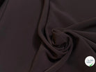 CREPE SEMI-LOURD STRETCH AUBERGINE FONCÉ - My Little Coupon