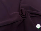 CRÊPE SEMI-LOURD VIOLET AUBERGINE - My Little Coupon