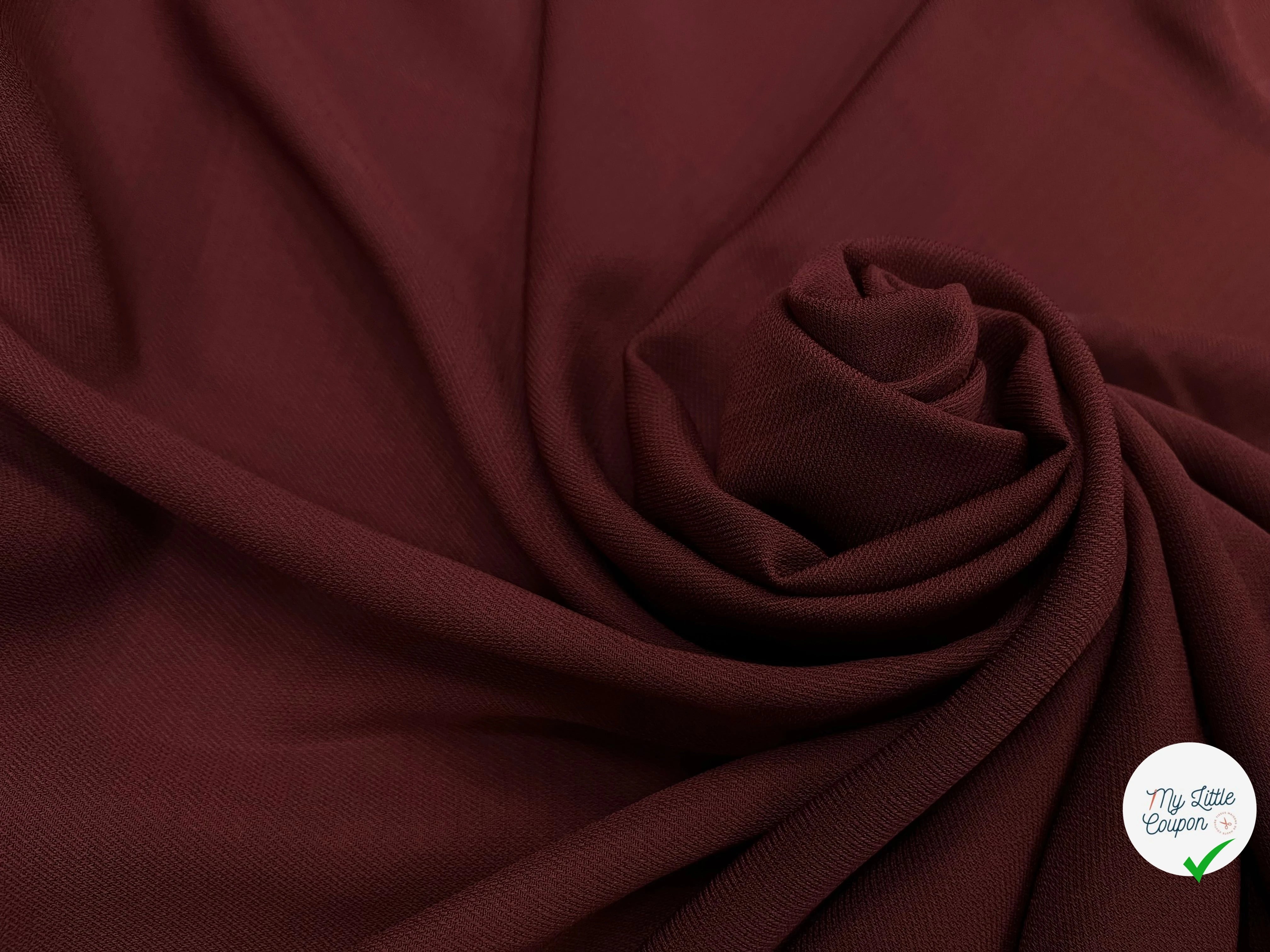 CREPE SERGÉ BRICK SOUPLE - My Little Coupon