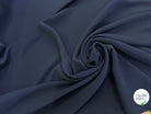 CREPE SERGÉ LOURD TOMBÉ FLUIDE BLEU CARBONE/MARINE - My Little Coupon