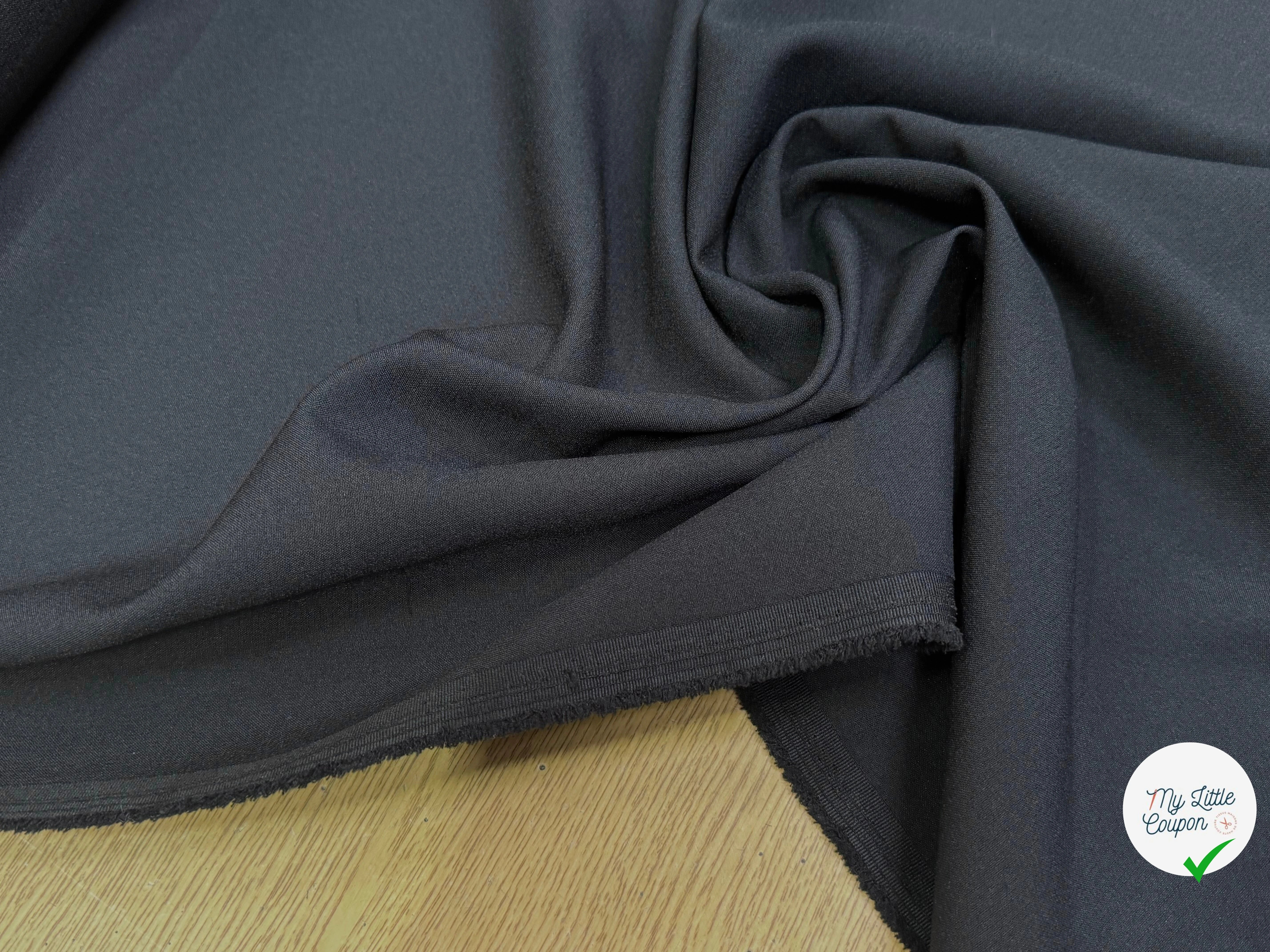 CREPE TENUE LOURDE NOIR - My Little Coupon