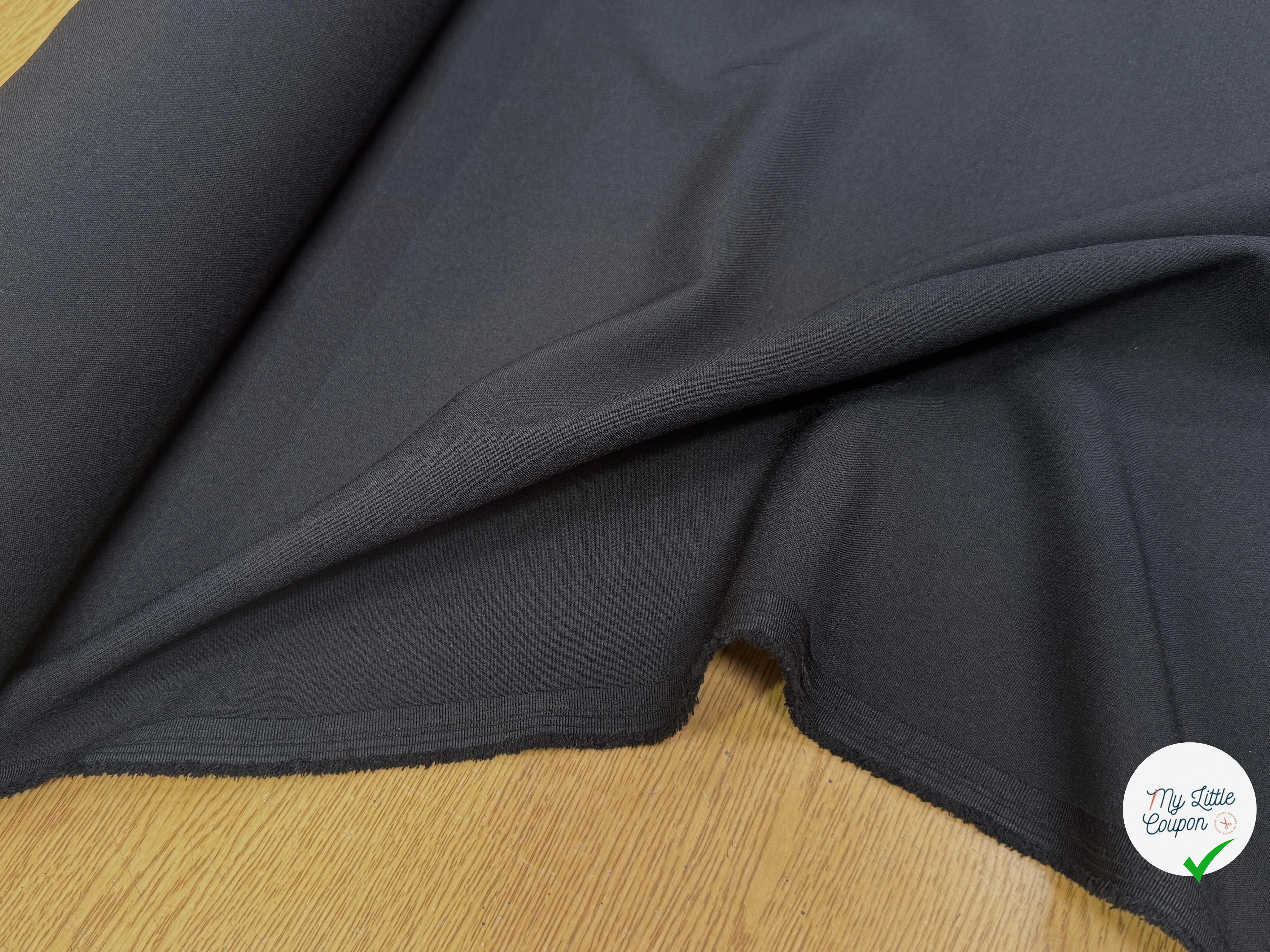 CREPE TENUE LOURDE NOIR - My Little Coupon