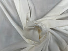 CREPE UNI 100% SOIE BLANC CASSÉ - My Little Coupon