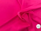 CRÊPE VISCOSE 36% POLYESTER STRETCH ROSE - My Little Coupon