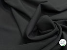 CREPE VISCOSE ACETATE STRETCH SÉMI-LOURD NOIR 50% VISCOSE 4% ÉLASTHANNE - My Little Coupon