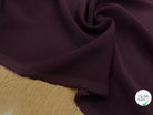 CRÈPE VISCOSE BURGANDY 117CM - My Little Coupon