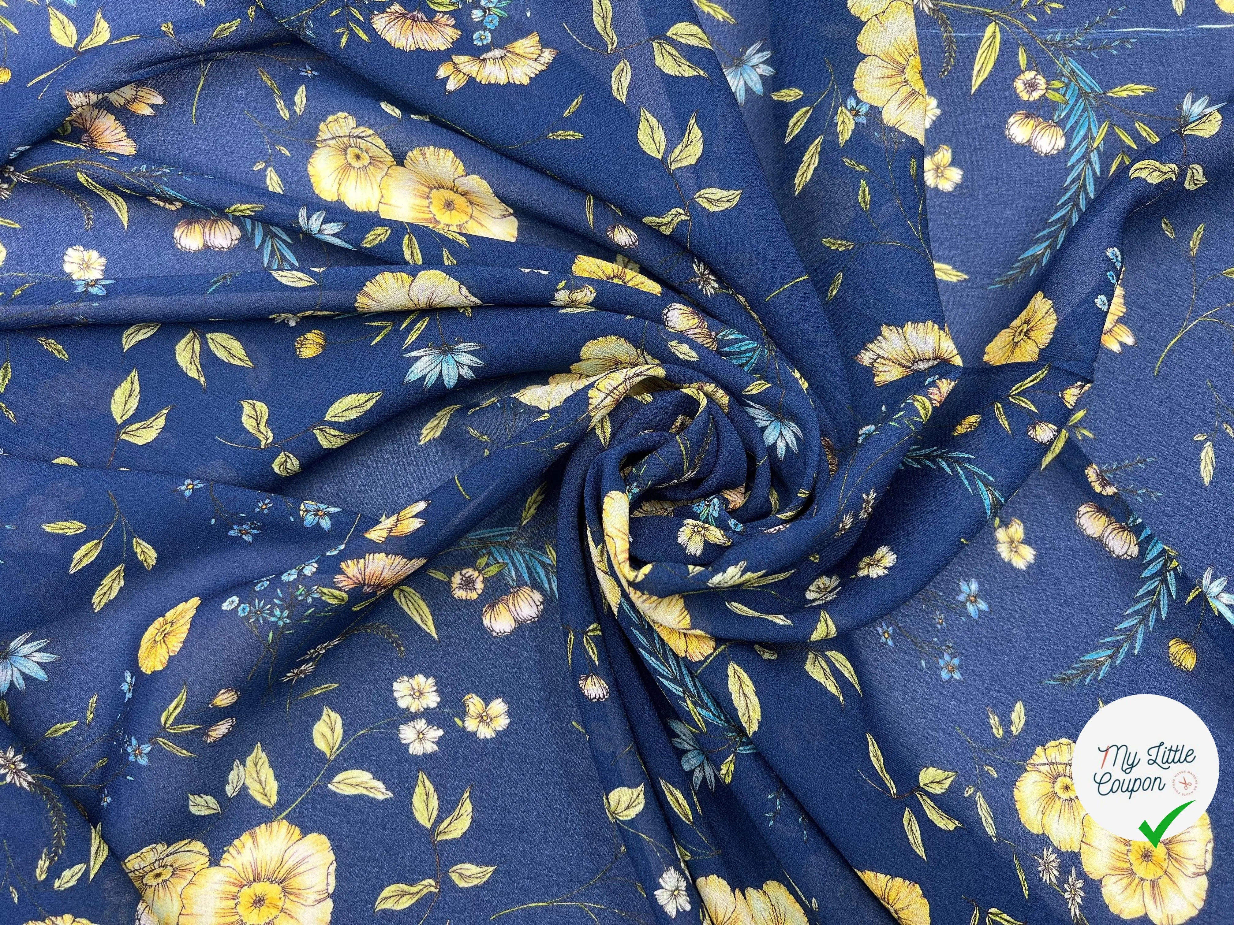 CRÊPE VISCOSE DES JARDINS D'ANNA - My Little Coupon - tissu - coudre